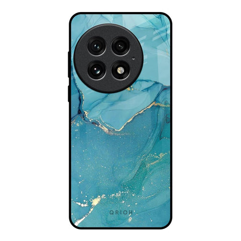 Blue Golden Glitter Glossy Case for OnePlus 13