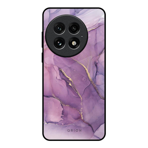 Purple Gold Marble Glossy Case for OnePlus 13