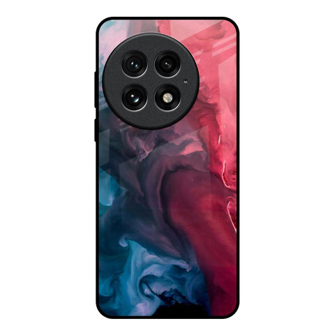 Blue & Red Smoke Glossy Case for OnePlus 13