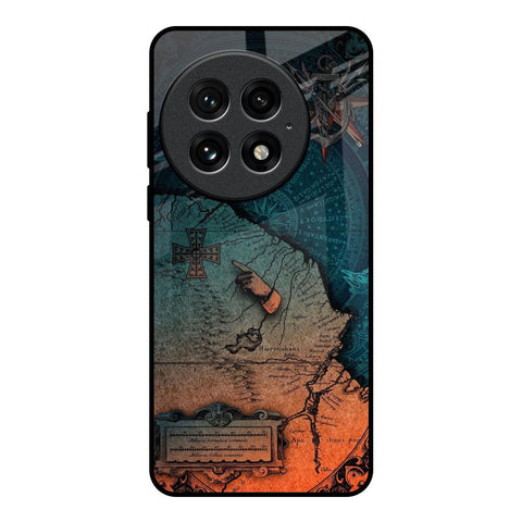 Geographical Map Glossy Case for OnePlus 13