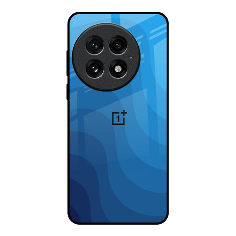 Blue Wave Abstract Glossy Case for OnePlus 13