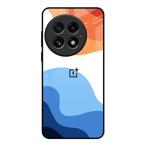 Wavy Color Pattern Glossy Case for OnePlus 13