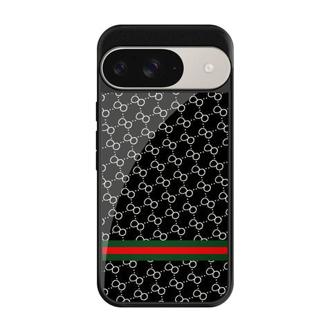 Branded Texture Glossy Case for Google Pixel 9 Pro