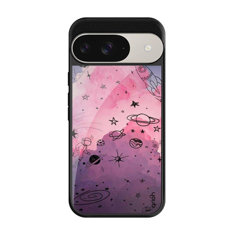 Space Doodles Glossy Case for Google Pixel 9 Pro