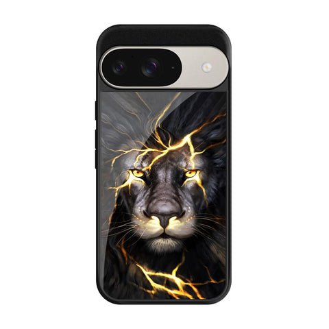 Golden Grey Lion Glossy Case for Google Pixel 9 Pro