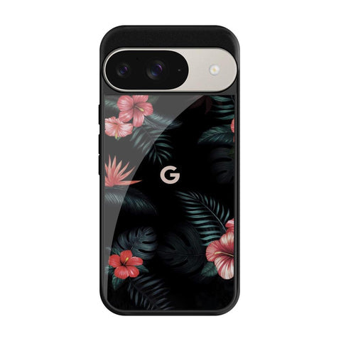 Tropical Art Flower Glossy Case for Google Pixel 9 Pro