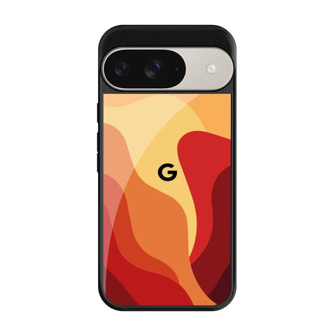 Magma Color Pattern Glossy Case for Google Pixel 9 Pro