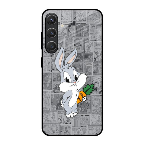 Cute Baby Bunny Glossy Case for Samsung Galaxy S25 5G