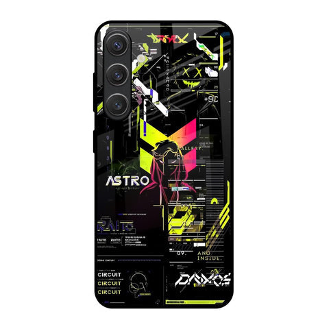 Astro Glitch Glossy Case for Samsung Galaxy S25 5G