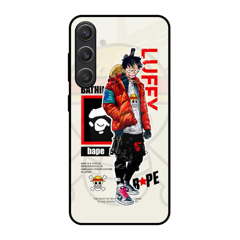 Bape Luffy Glossy Case for Samsung Galaxy S25 5G