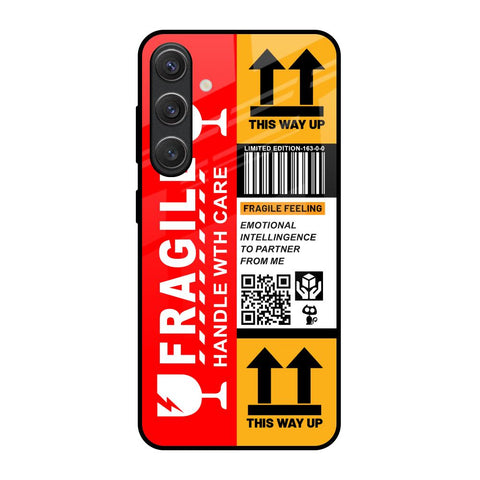 Handle With Care Glossy Case for Samsung Galaxy S25 5G