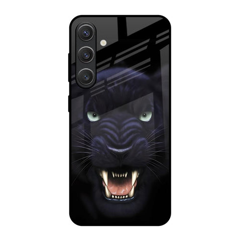 Angry Black Tiger Glossy Case for Samsung Galaxy S25 5G