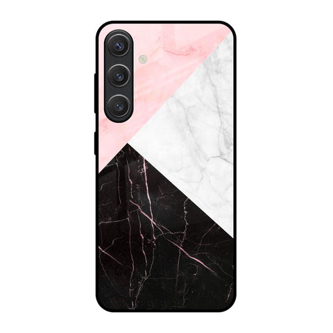 Marble Collage Art Glossy Case For Samsung Galaxy S25 5G