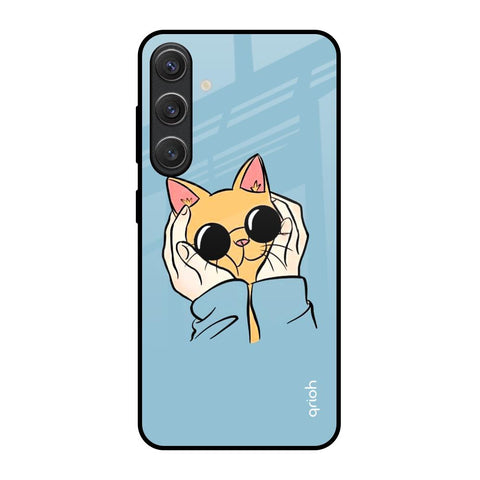 Adorable Cute Kitty Glossy Case For Samsung Galaxy S25 5G