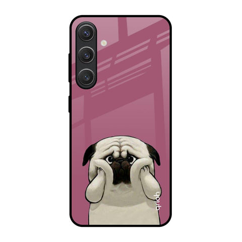 Funny Pug Face Glossy Case For Samsung Galaxy S25 5G