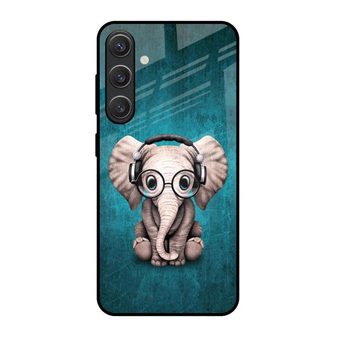 Adorable Baby Elephant Glossy Case For Samsung Galaxy S25 5G