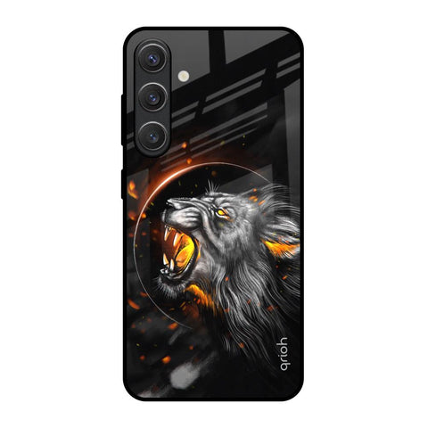 Aggressive Lion Glossy Case for Samsung Galaxy S25 5G