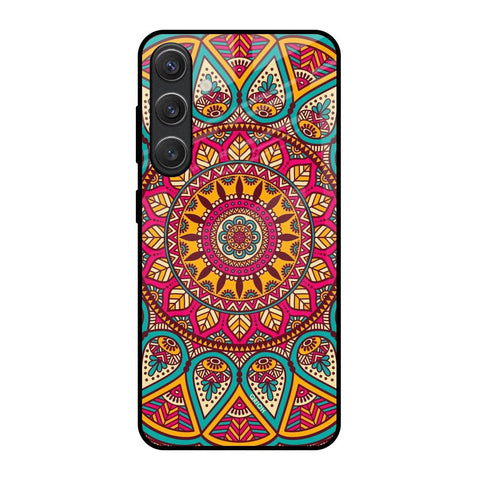 Elegant Mandala Glossy Case for Samsung Galaxy S25 5G