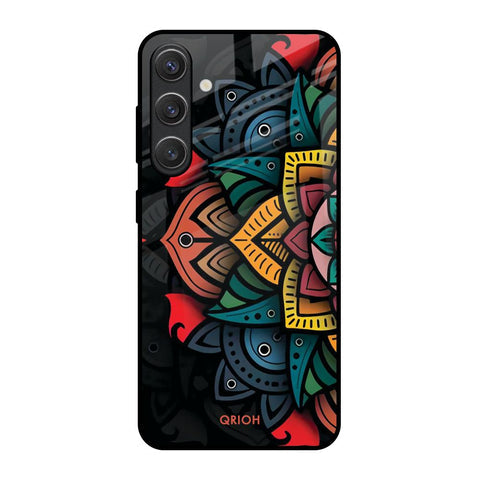 Retro Gorgeous Flower Glossy Case for Samsung Galaxy S25 5G