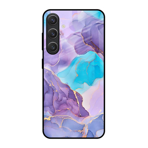 Alcohol ink Marble Glossy Case for Samsung Galaxy S25 5G
