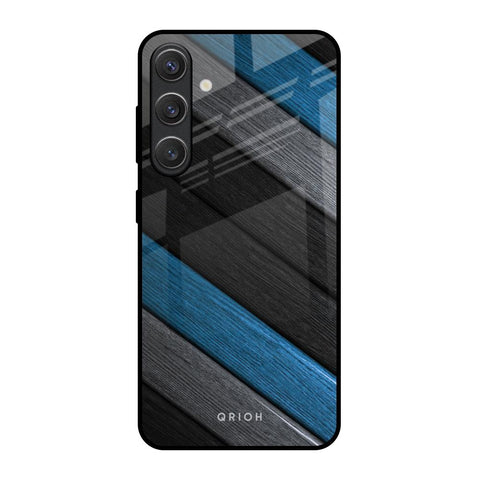 Multicolor Wooden Effect Glossy Case for Samsung Galaxy S25 5G