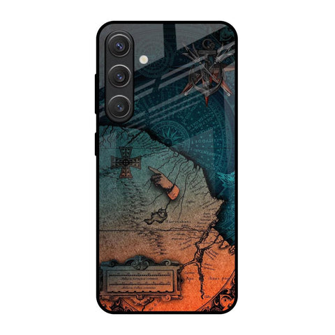 Geographical Map Glossy Case for Samsung Galaxy S25 5G