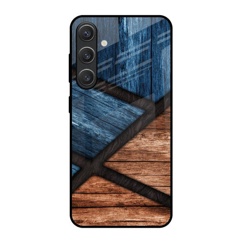 Wooden Tiles Glossy Case for Samsung Galaxy S25 5G