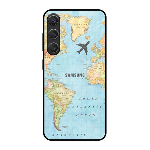 Fly Around The World Glossy Case for Samsung Galaxy S25 5G