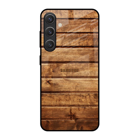 Wooden Planks Glossy Case for Samsung Galaxy S25 5G