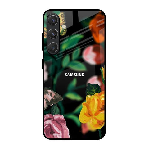 Flowers & Butterfly Glossy Case for Samsung Galaxy S25 5G