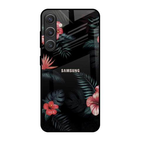 Tropical Art Flower Glossy Case for Samsung Galaxy S25 5G