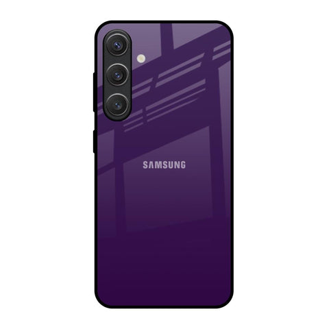Dark Purple Glossy Case for Samsung Galaxy S25 5G