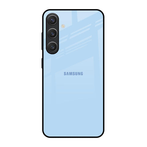 Pastel Sky Blue Glossy Case for Samsung Galaxy S25 5G
