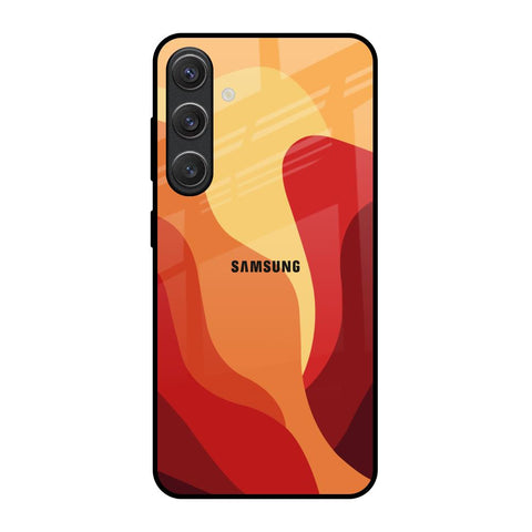 Magma Color Pattern Glossy Case for Samsung Galaxy S25 5G
