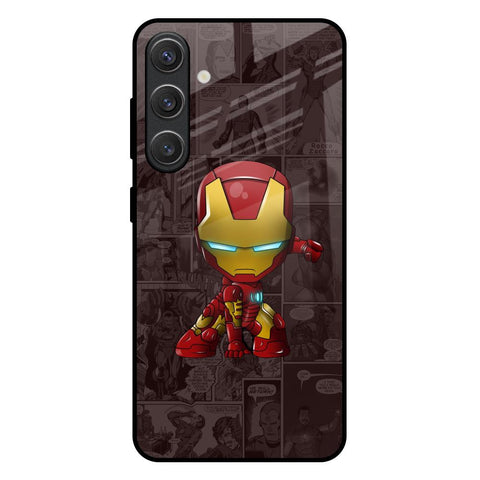 Angry Baby Super Hero Glossy Case for Samsung Galaxy S25 Plus 5G