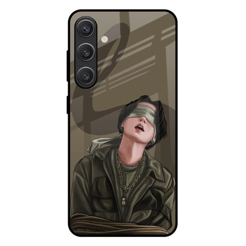 Blind Fold Glossy Case for Samsung Galaxy S25 Plus 5G