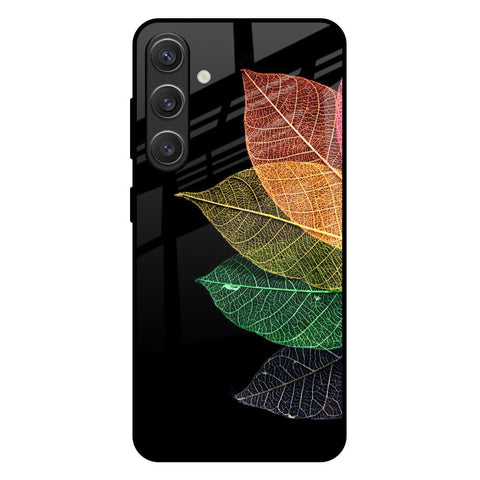 Colorful Leaves Glossy Case for Samsung Galaxy S25 Plus 5G