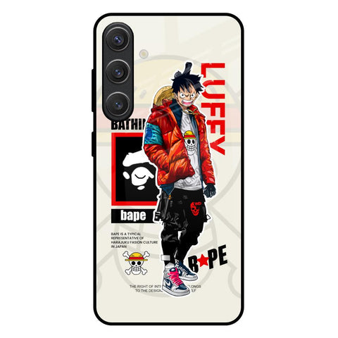 Bape Luffy Glossy Case for Samsung Galaxy S25 Plus 5G