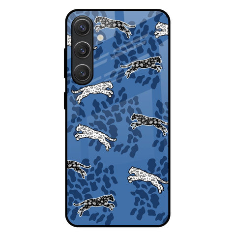 Blue Cheetah Glossy Case for Samsung Galaxy S25 Plus 5G
