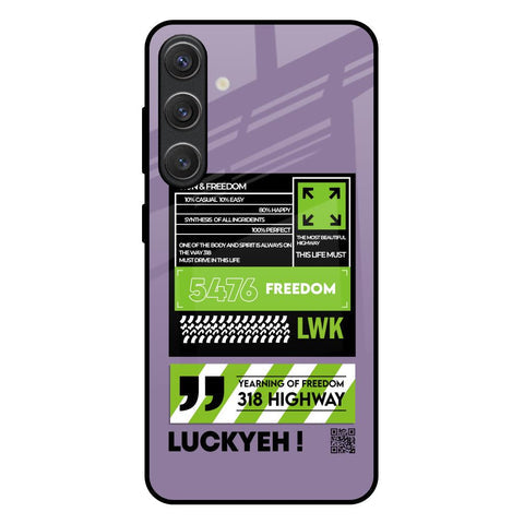 Run & Freedom Glossy Case for Samsung Galaxy S25 Plus 5G