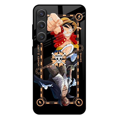 Shanks & Luffy Glossy Case for Samsung Galaxy S25 Plus 5G