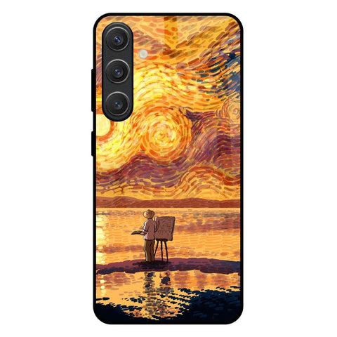 Sunset Vincent Glossy Case for Samsung Galaxy S25 Plus 5G