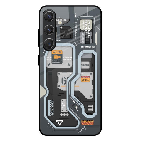 Retro Futuristic Glossy Case for Samsung Galaxy S25 Plus 5G