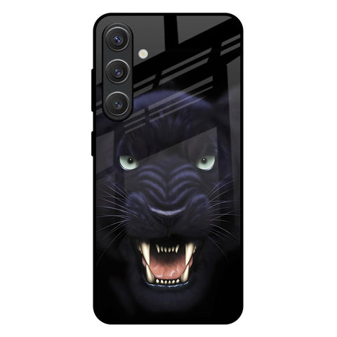 Angry Black Tiger Glossy Case for Samsung Galaxy S25 Plus 5G
