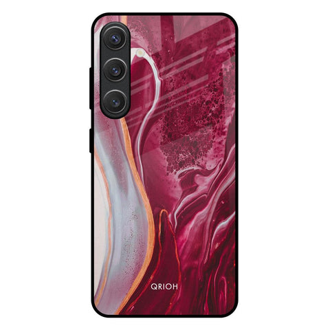 Crimson Ruby Glossy Case for Samsung Galaxy S25 Plus 5G
