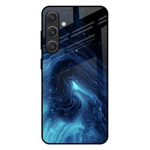 Dazzling Ocean Gradient Glossy Case For Samsung Galaxy S25 Plus 5G