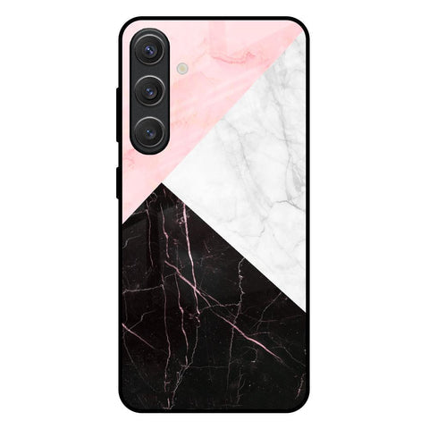 Marble Collage Art Glossy Case For Samsung Galaxy S25 Plus 5G