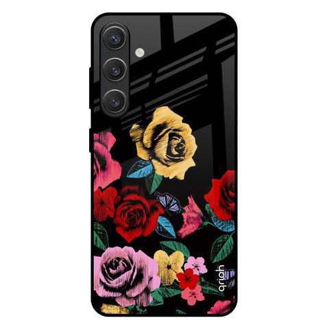 Floral Decorative Glossy Case For Samsung Galaxy S25 Plus 5G