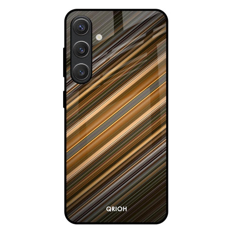 Diagonal Slash Pattern Glossy Case for Samsung Galaxy S25 Plus 5G