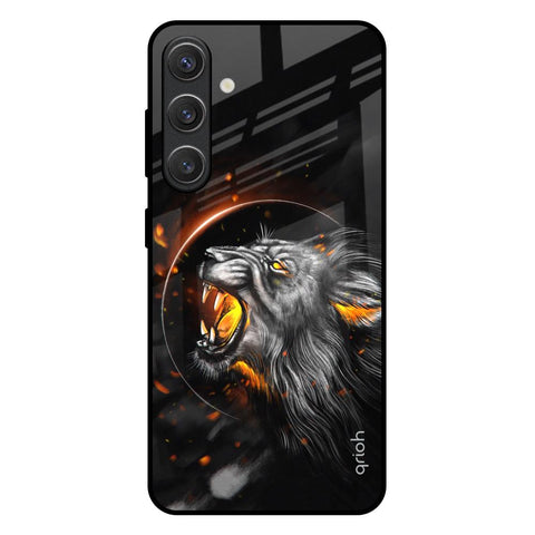 Aggressive Lion Glossy Case for Samsung Galaxy S25 Plus 5G